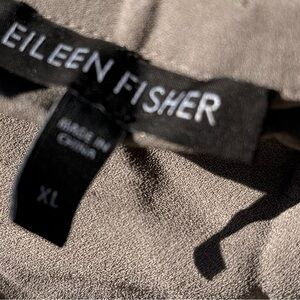 Eileen Fisher Silk Skirt in Soft Taupe